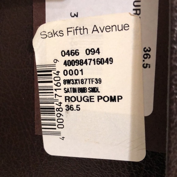 ALAIA Paris Bombé Rouge Pompei Satin Sandal Sz 6.5 - Picture 9 of 12